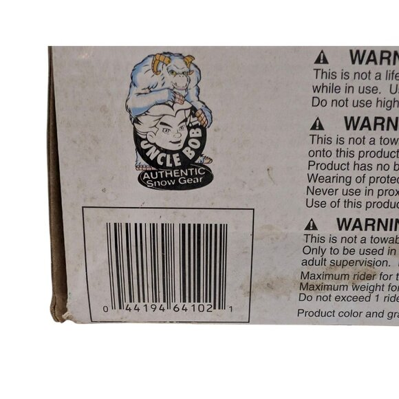 Aqua Leisure Uncle Bob Yeti Racer Snowtube Kids Winter Outdoor AW-4102YE3P - Picture 10 of 12